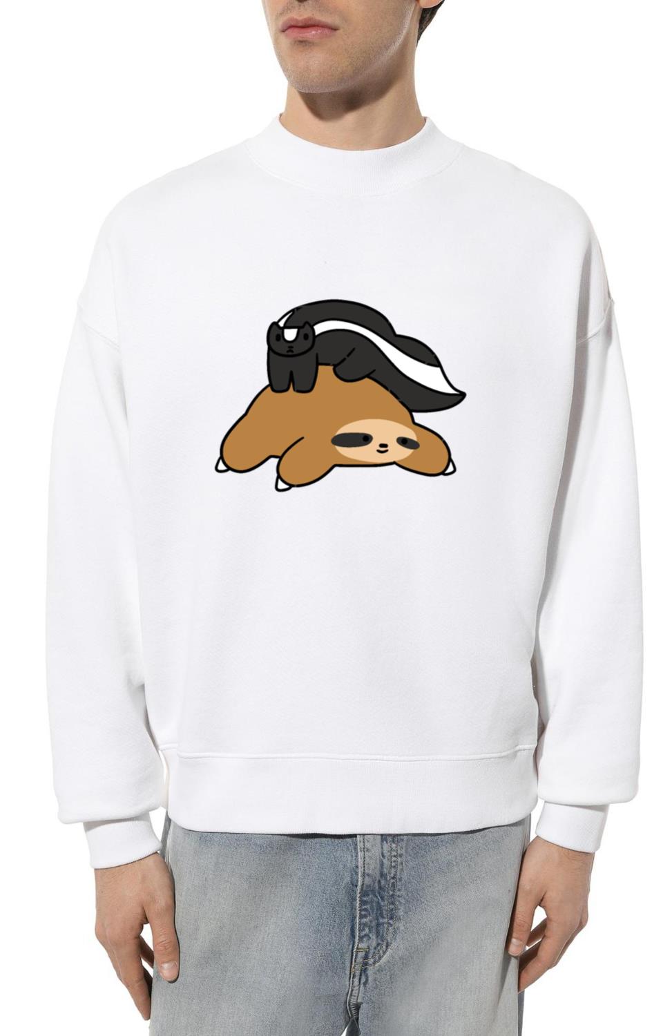 Sloth and Skunk - Unisex Sweatshirt