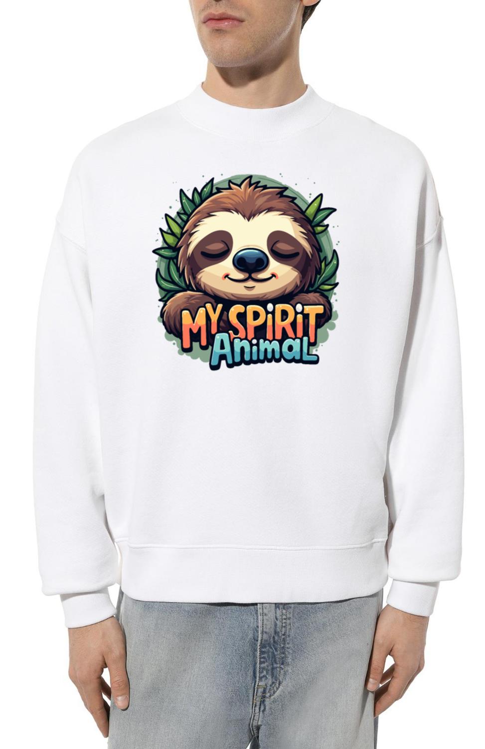 Sloth Animal Lover Gift My Spirit Animal Sloth - Unisex Sweatshirt