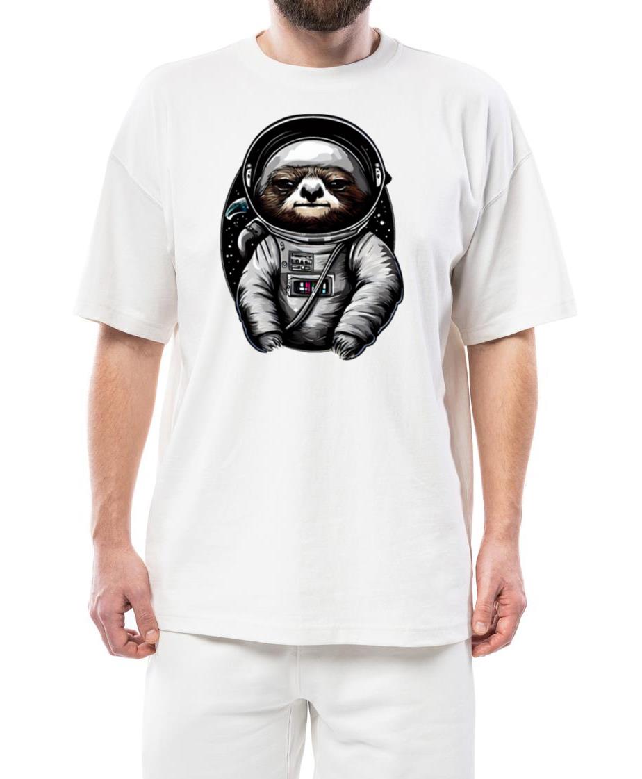 Sloth Astronaut - Space Animal Design - Unisex Standard T-Shirt