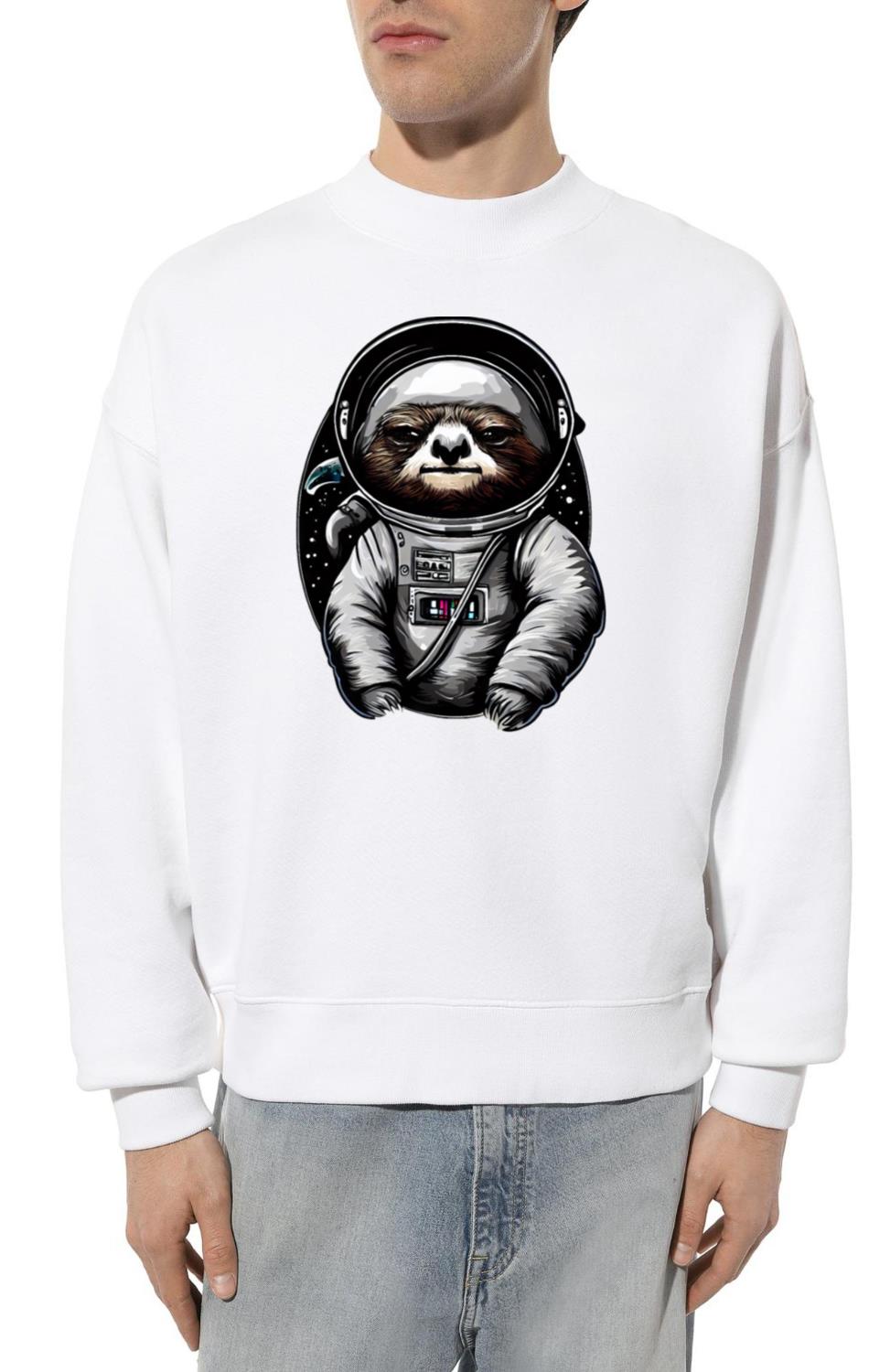 Sloth Astronaut - Space Animal Design - Unisex Sweatshirt