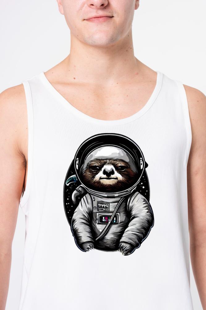 Sloth Astronaut - Space Animal Design - Unisex Tank Top