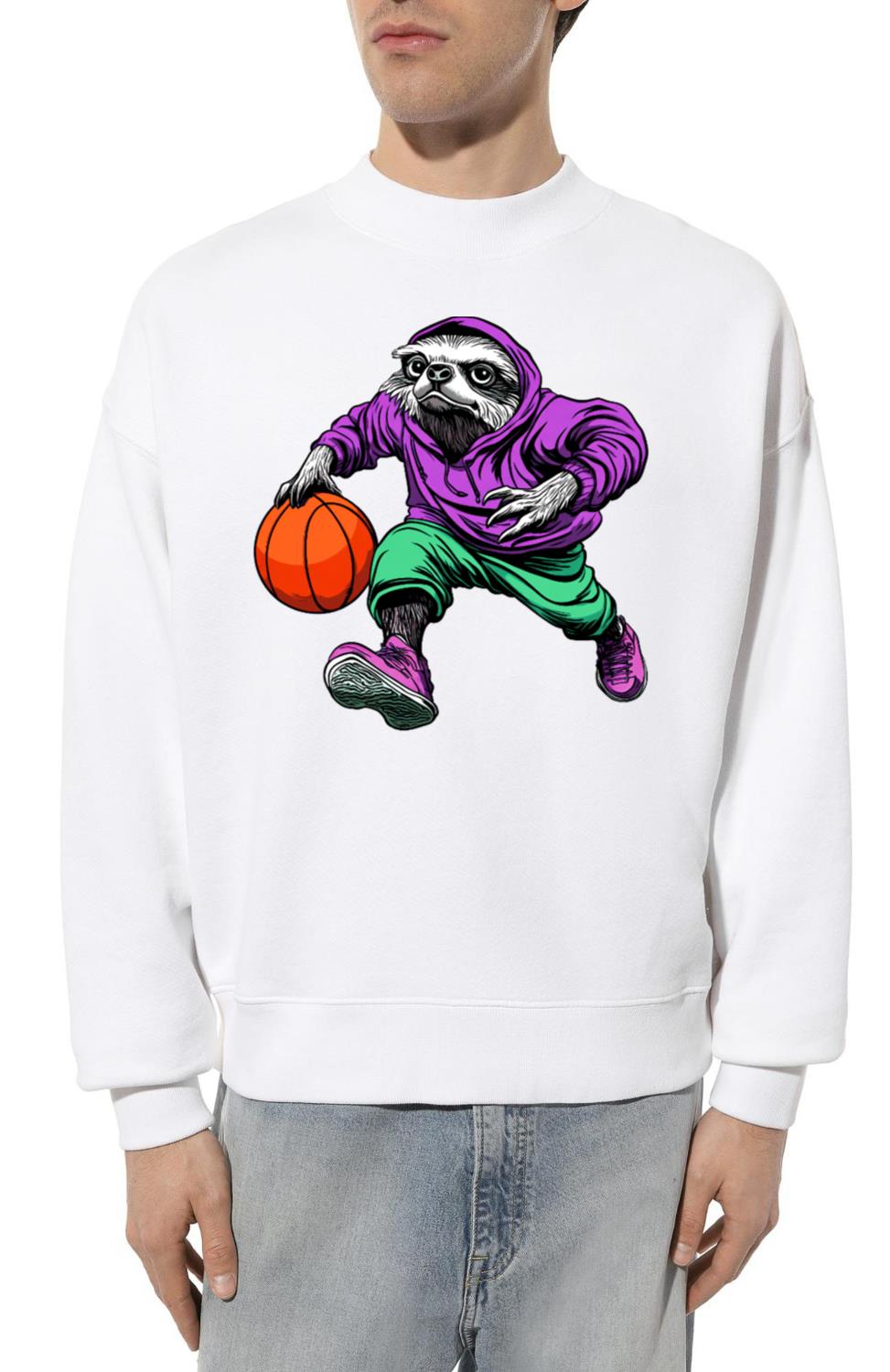 Sloth basketball player - Unisex Sweatshirt