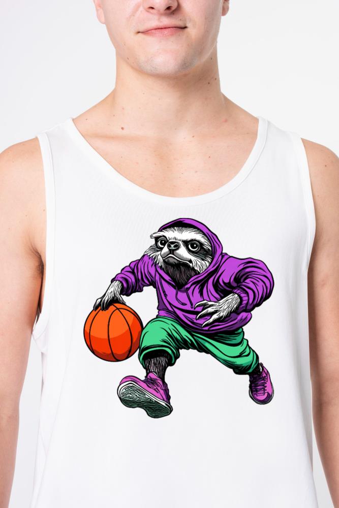 Sloth basketball player - Unisex Tank Top