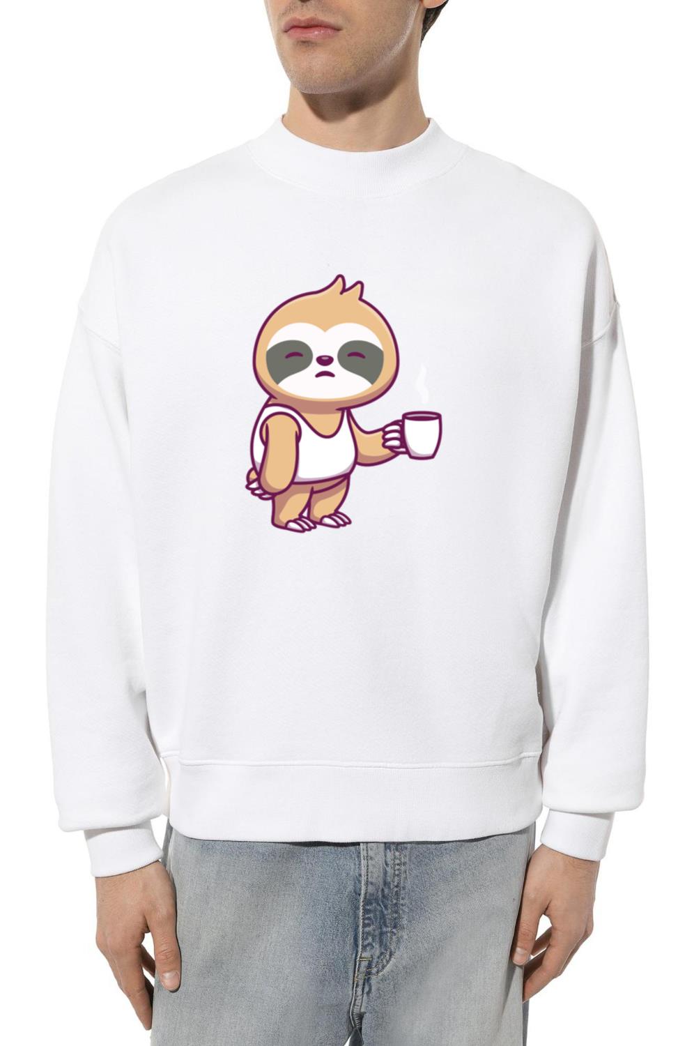 SLOTH BUT FIRST COFFEE - Unisex Sweatshirt