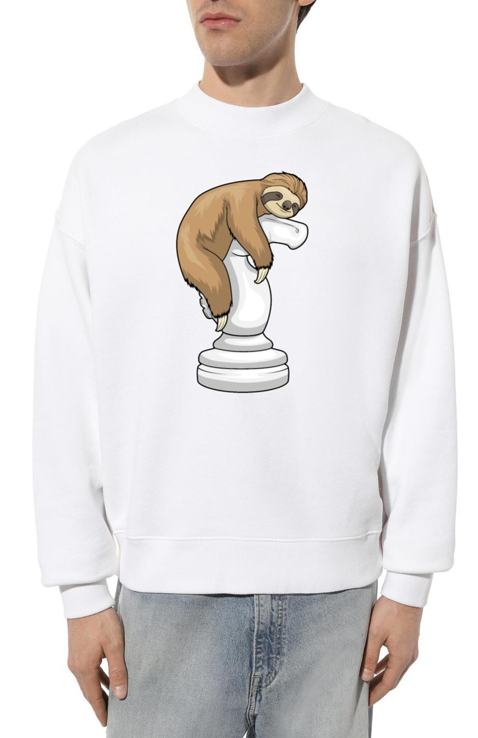 Sloth Chess piece Knight Chess - Unisex Sweatshirt