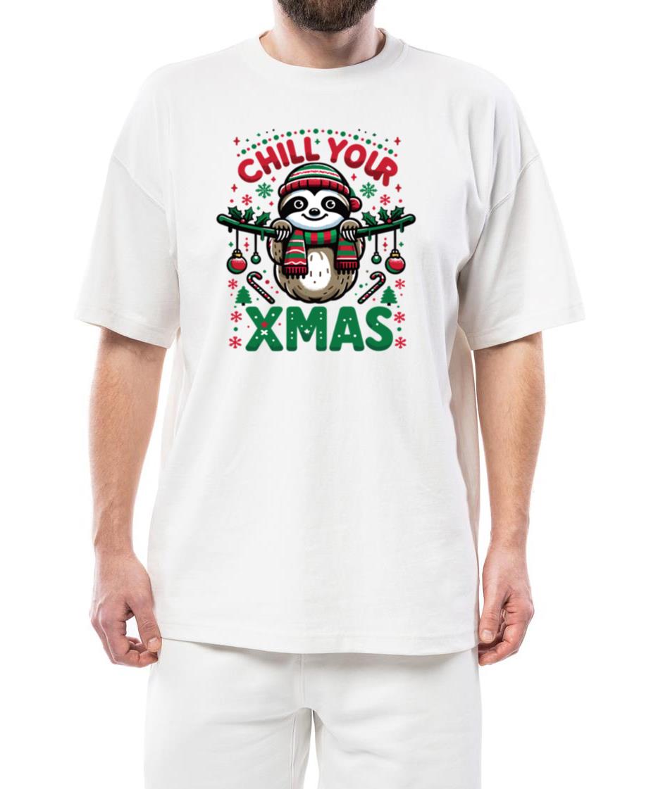 Sloth Christmas Sloth Christmas Hat - Unisex Standard T-Shirt