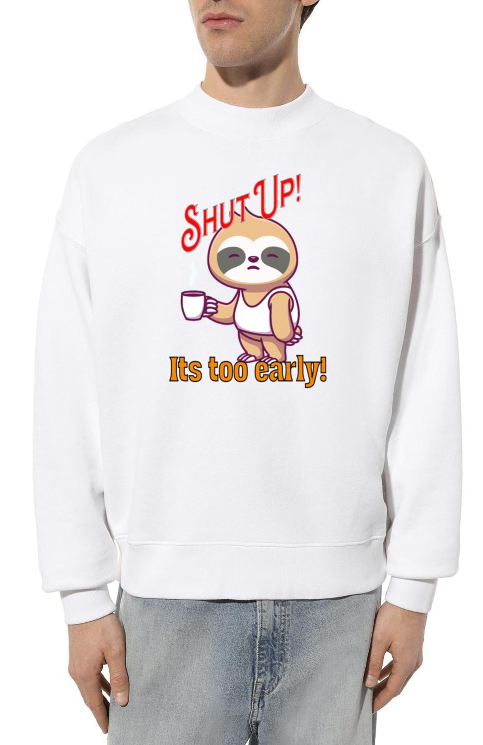 Sloth Coffee Design - Unisex Sweatshirt
