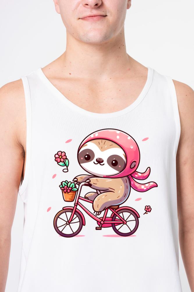 Sloth Cycling - Unisex Tank Top