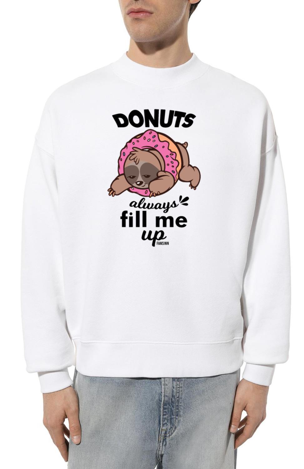 Sloth donut cake delicious - Unisex Sweatshirt