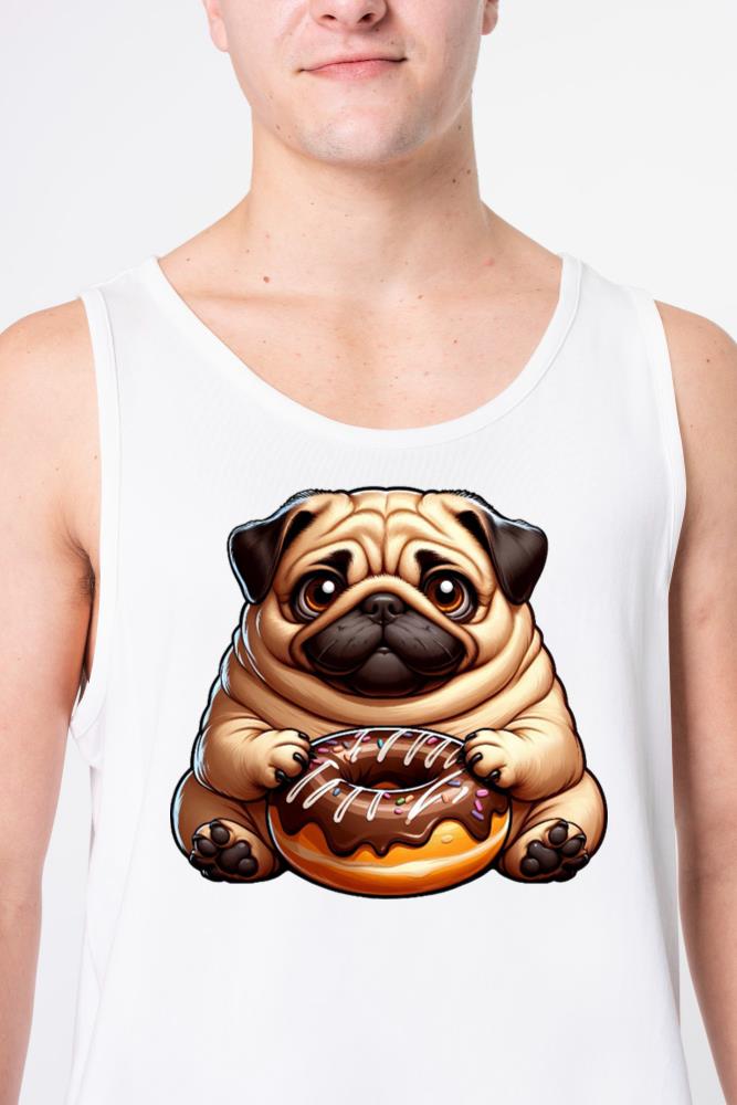 Sloth Donut Cartoon Cute Animal Funny - Unisex Tank Top