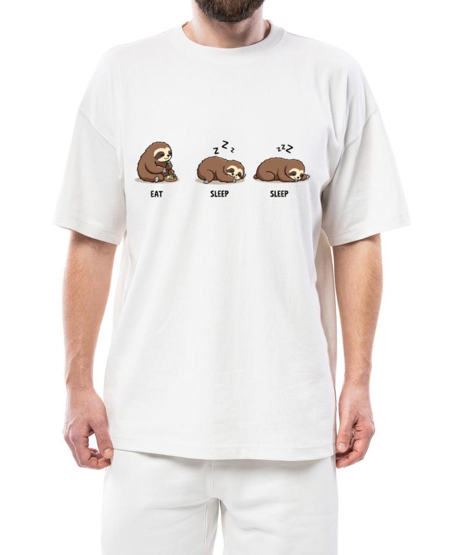 Sloth Eat Sleep Sleep - Unisex Standard T-Shirt