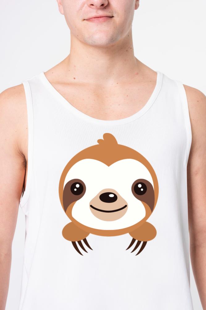 Sloth Face - Unisex Tank Top