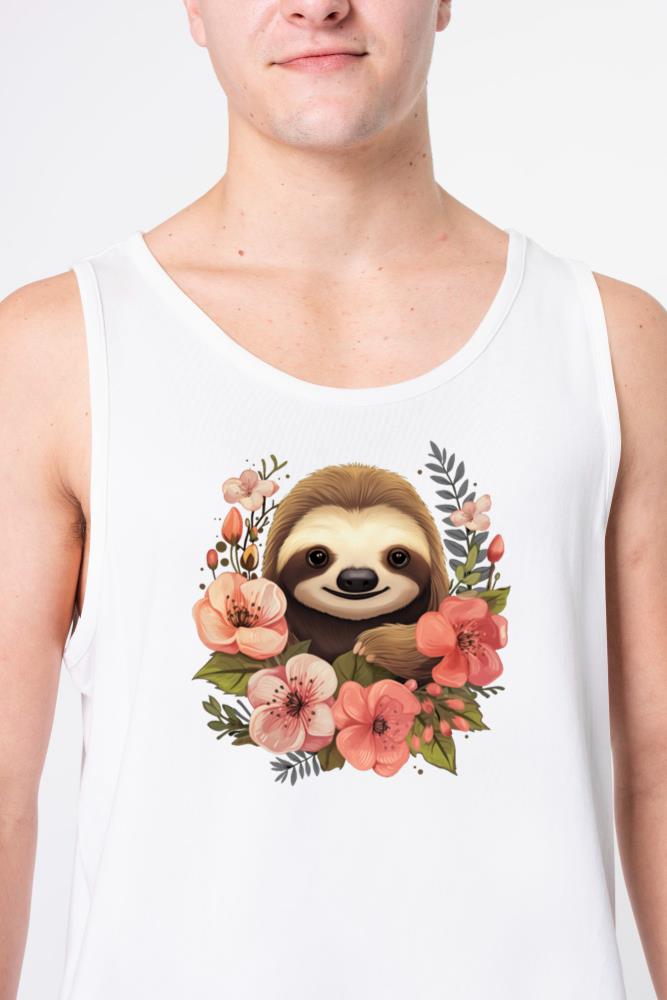Sloth Funny Gift_2 - Unisex Tank Top