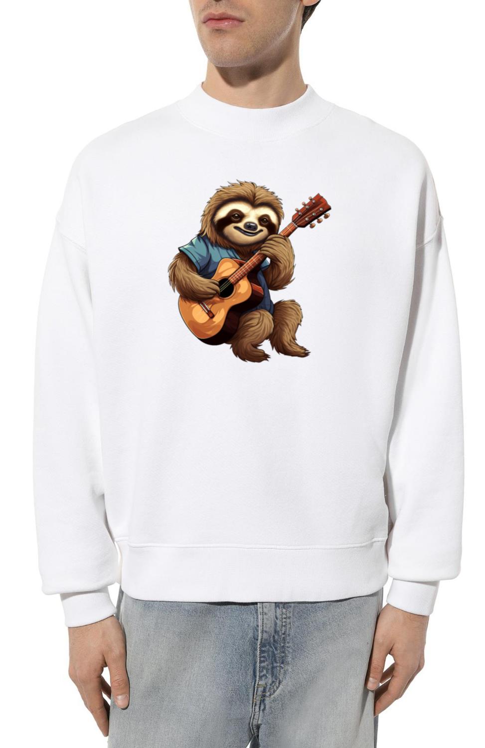 Sloth Guitar Player - Unisex Sweatshirt