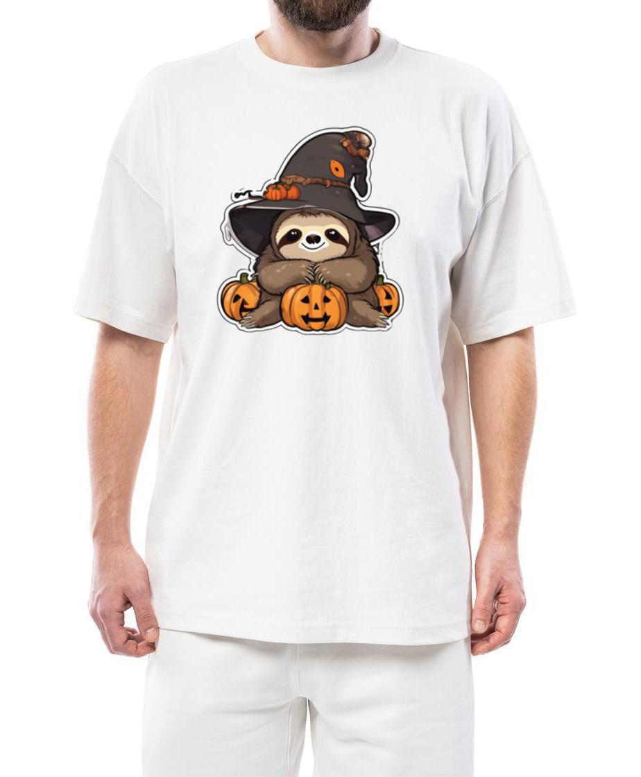 Sloth Halloween Sloths Sloth Pumpkin - Unisex Standard T-Shirt