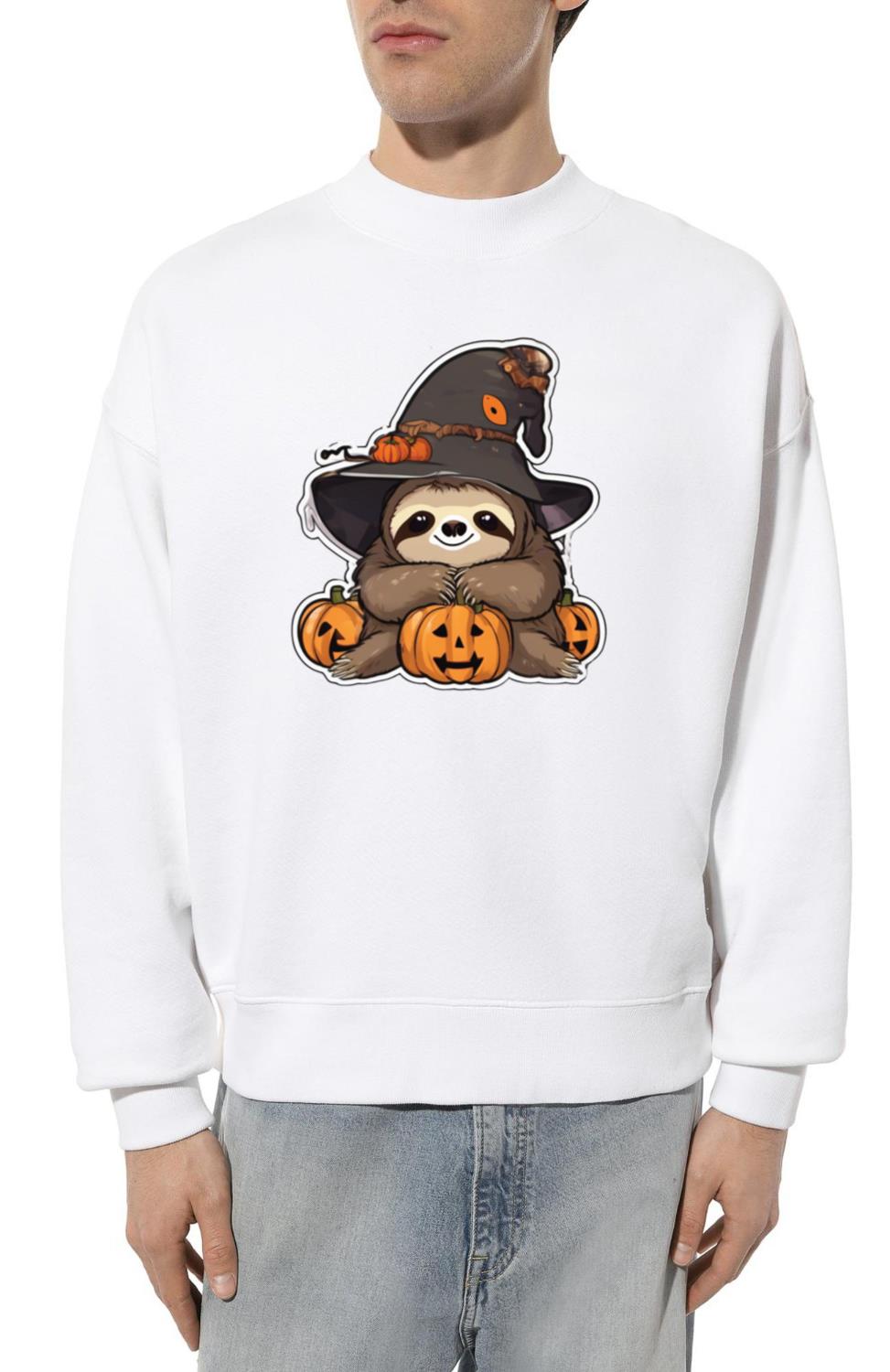 Sloth Halloween Sloths Sloth Pumpkin - Unisex Sweatshirt