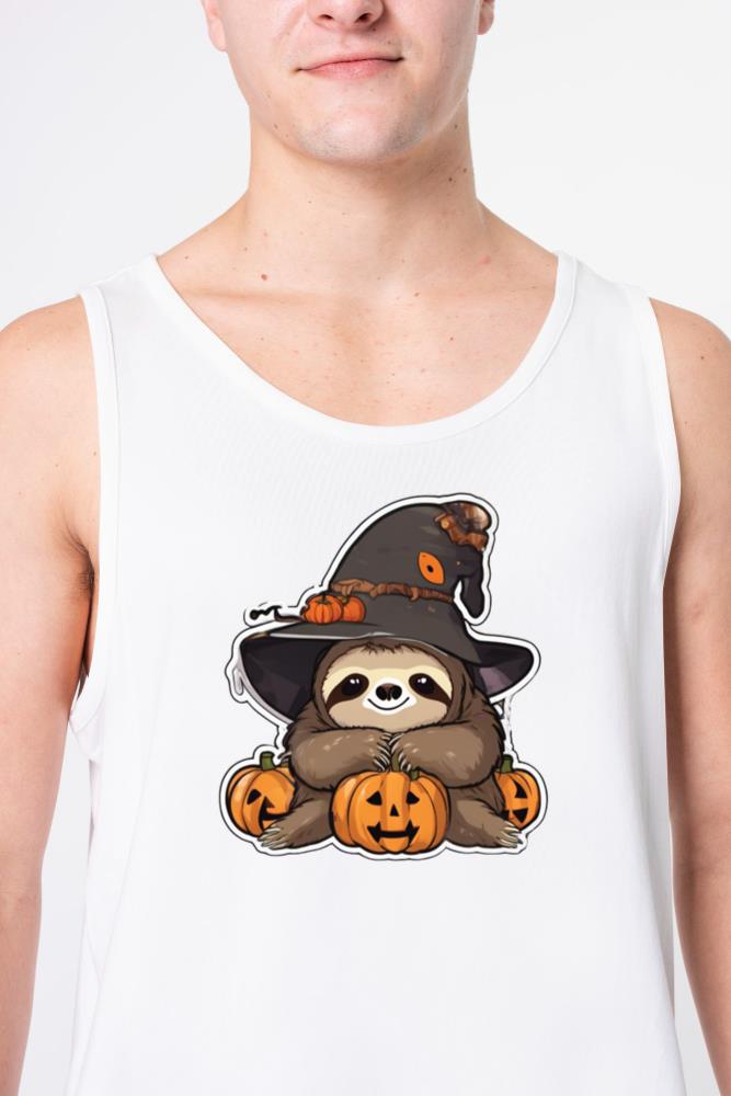 Sloth Halloween Sloths Sloth Pumpkin - Unisex Tank Top