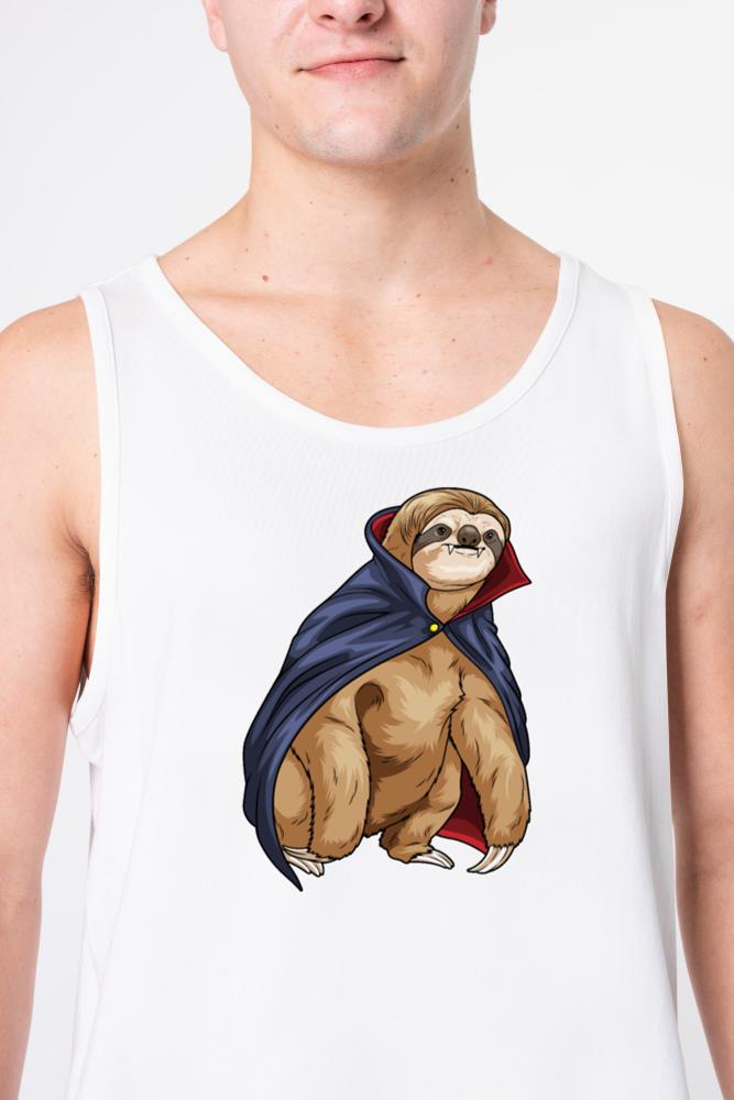Sloth Halloween Vampire - Unisex Tank Top