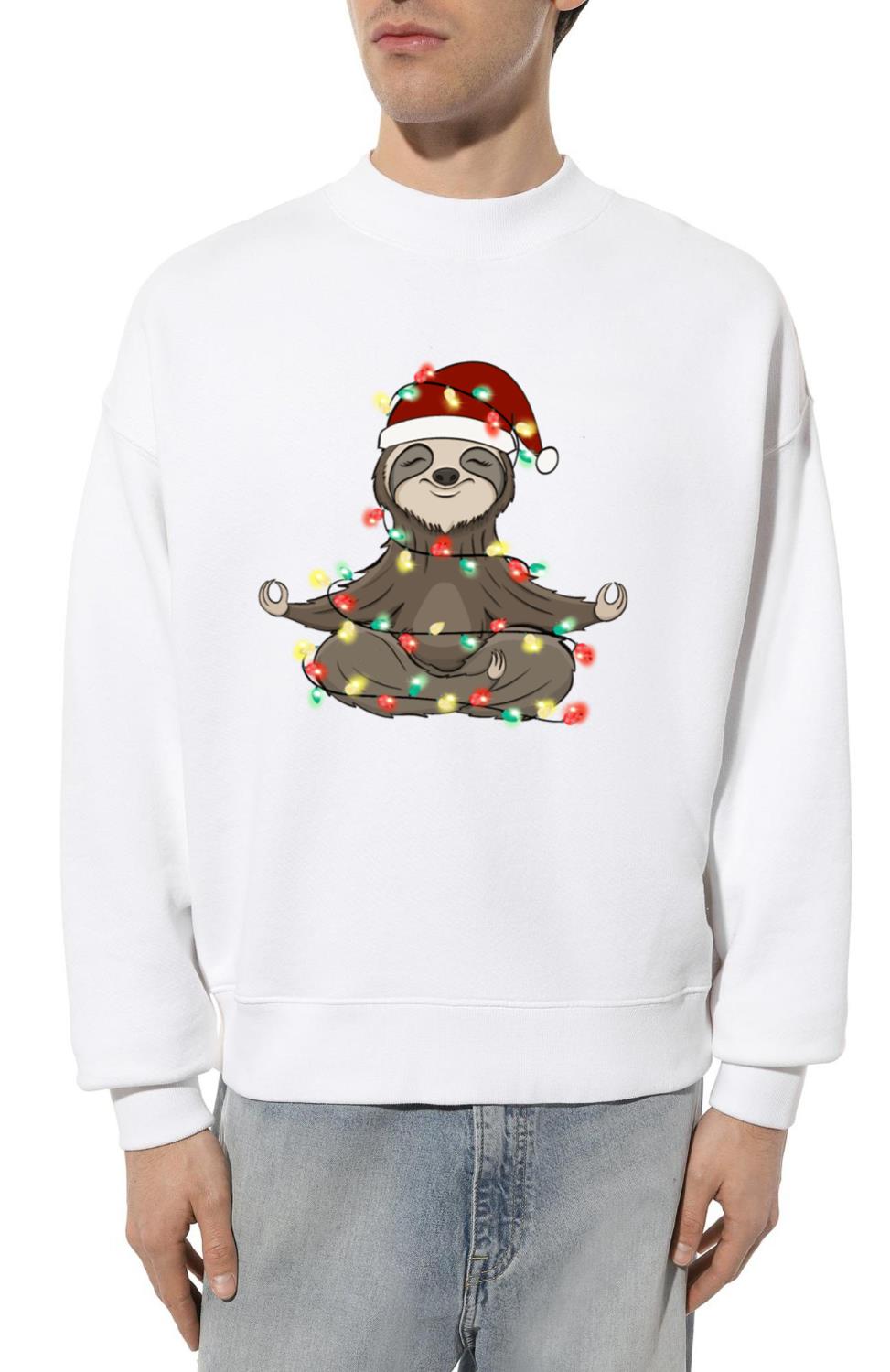 Sloth happy Christmas - Unisex Sweatshirt