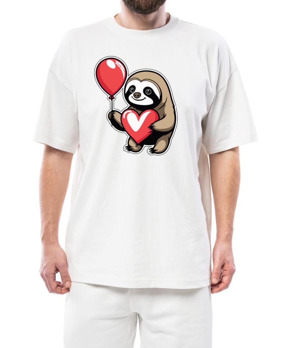 Sloth Heart - Valentine's Day_1 - Unisex Standard T-Shirt