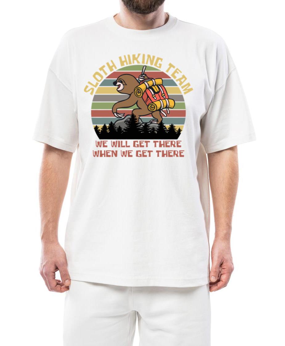 Sloth Hiking Team Vintage - Unisex Standard T-Shirt