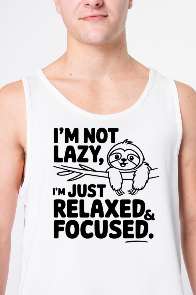 Sloth I'm Not Lazy - Unisex Tank Top