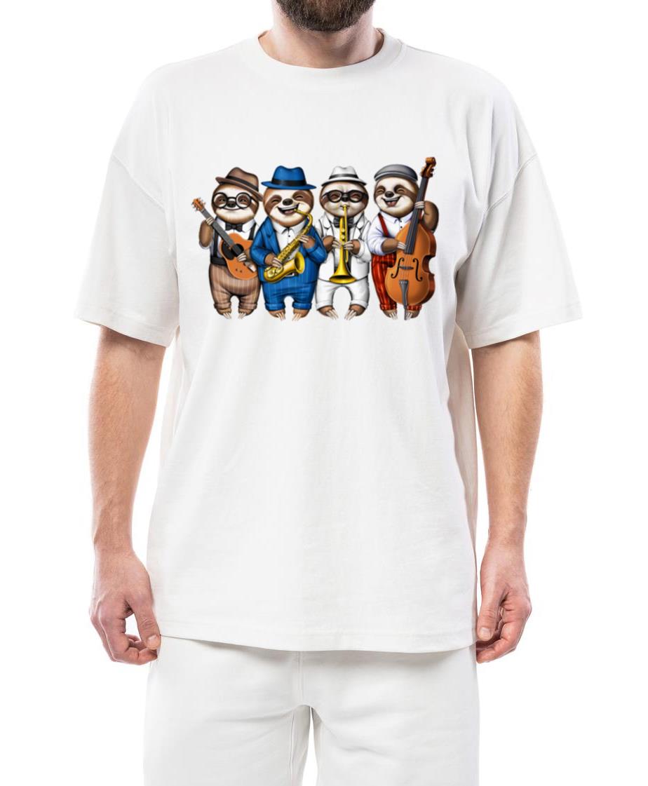 Sloth Jazz Musicians - Unisex Standard T-Shirt