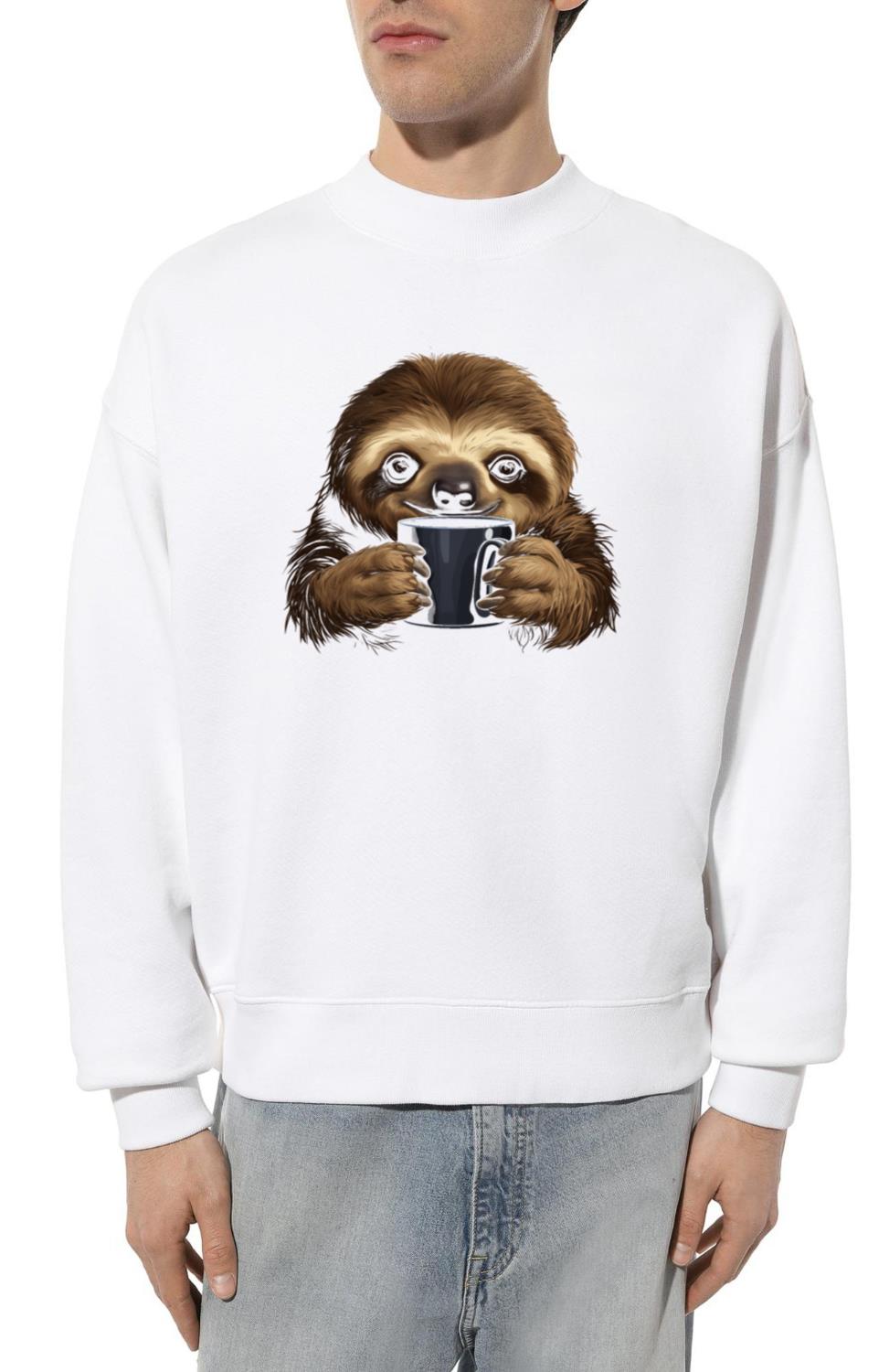 Sloth Kaffee Funny Gift - Unisex Sweatshirt