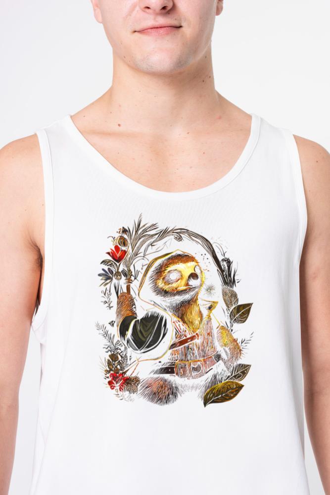 Sloth Lazy Love Sloths - Unisex Tank Top