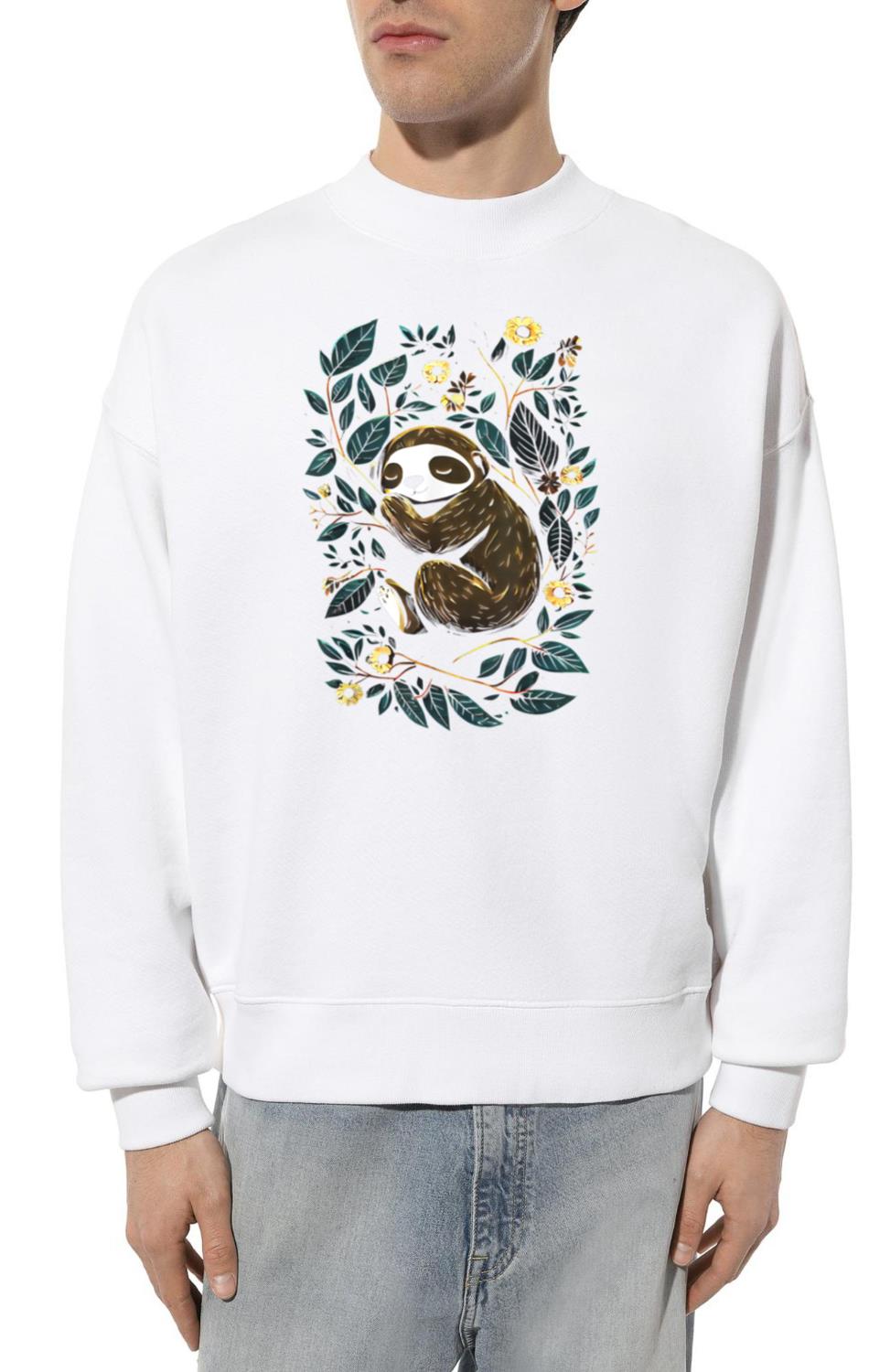 Sloth Lazy Love Sloths_4 - Unisex Sweatshirt