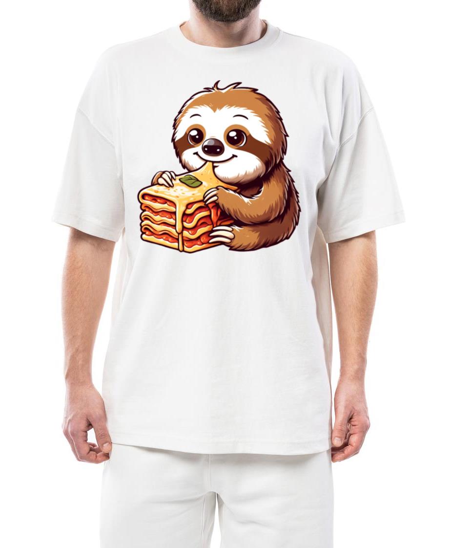 Sloth Loves Italian Lasagna - Unisex Standard T-Shirt