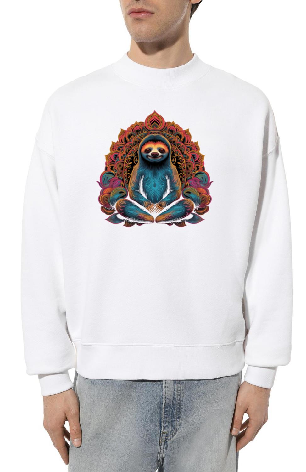 Sloth Meditation Buddhist Buddha - Unisex Sweatshirt