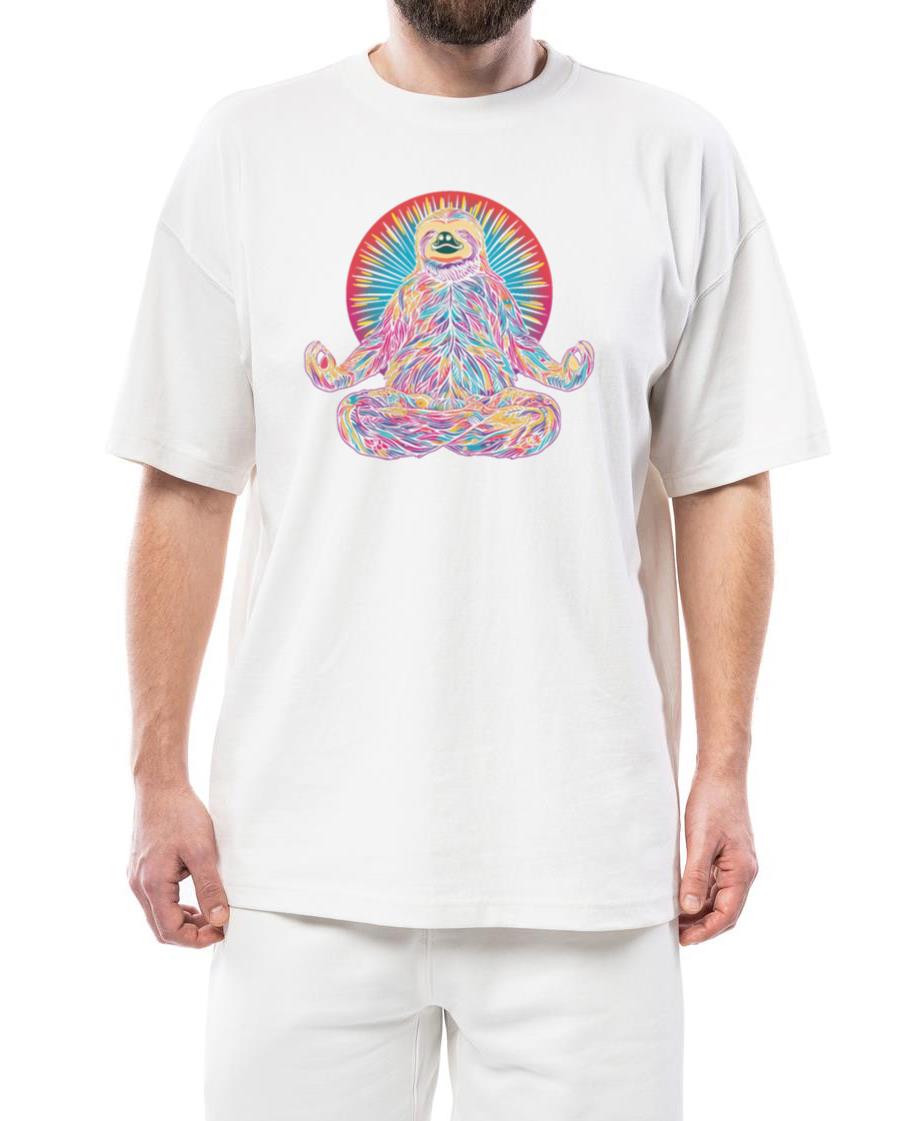 Sloth Meditation Yoga Buddha Funny Gift - Unisex Standard T-Shirt