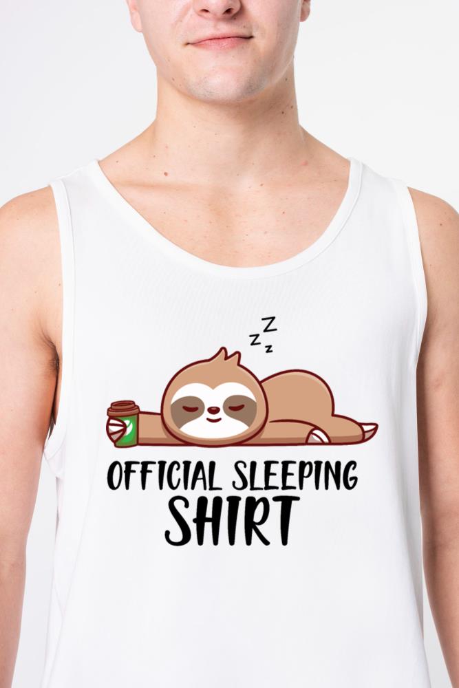 Sloth - Official Sleeping Shirt b - Unisex Tank Top