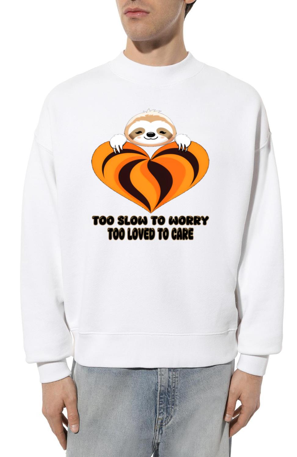 Sloth Snuggles & Heart Hugs - Unisex Sweatshirt