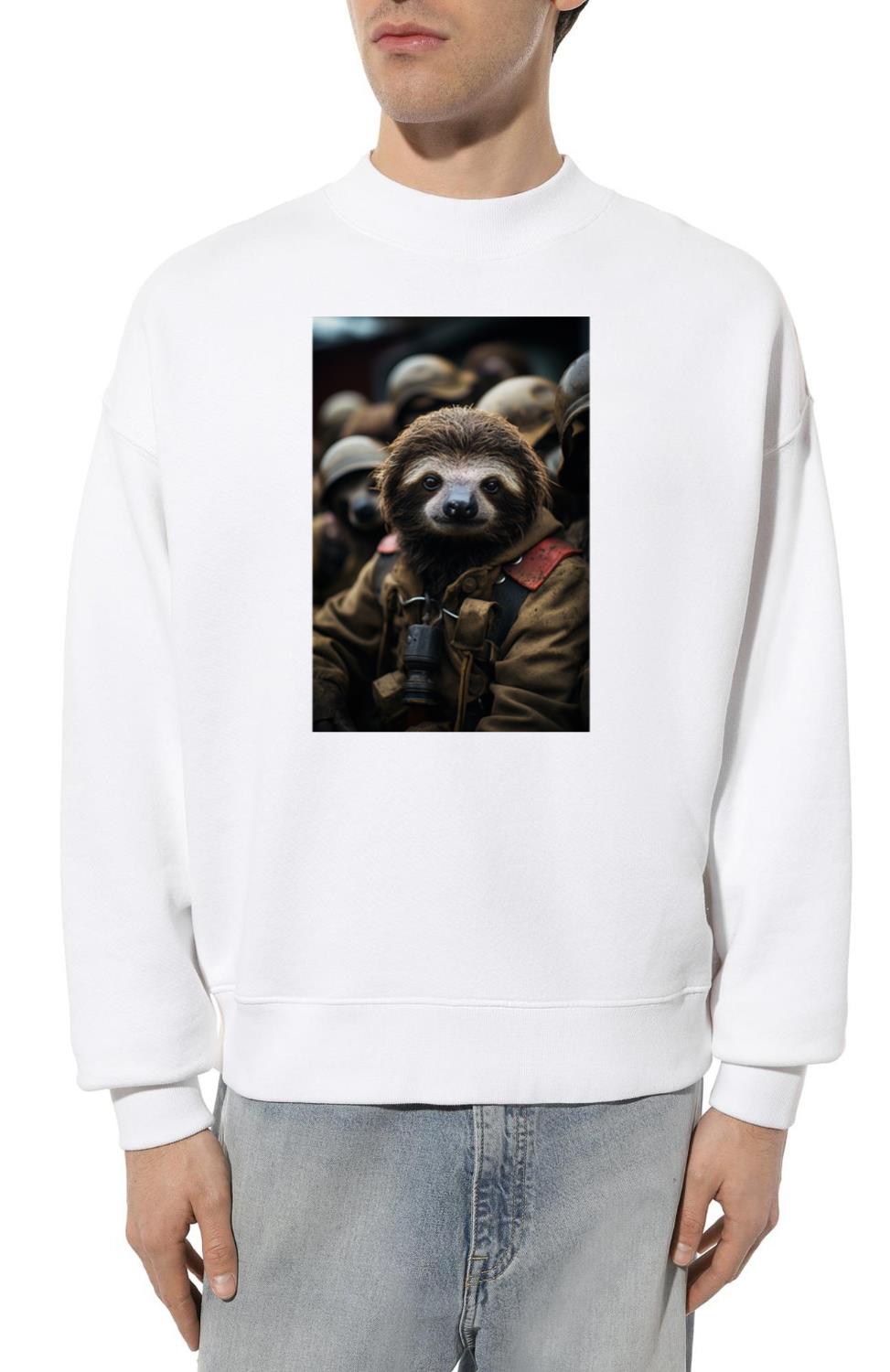 Sloth Soldier - WW2 Sloth Battalion - Unisex Sweatshirt