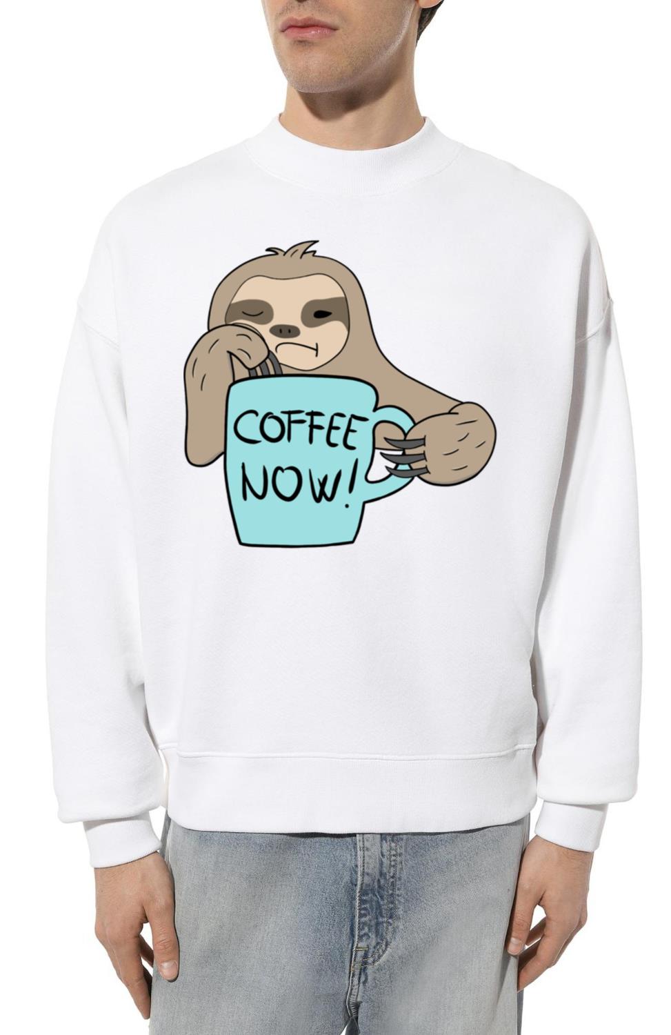 Sloth Stack cofee now ! - Unisex Sweatshirt