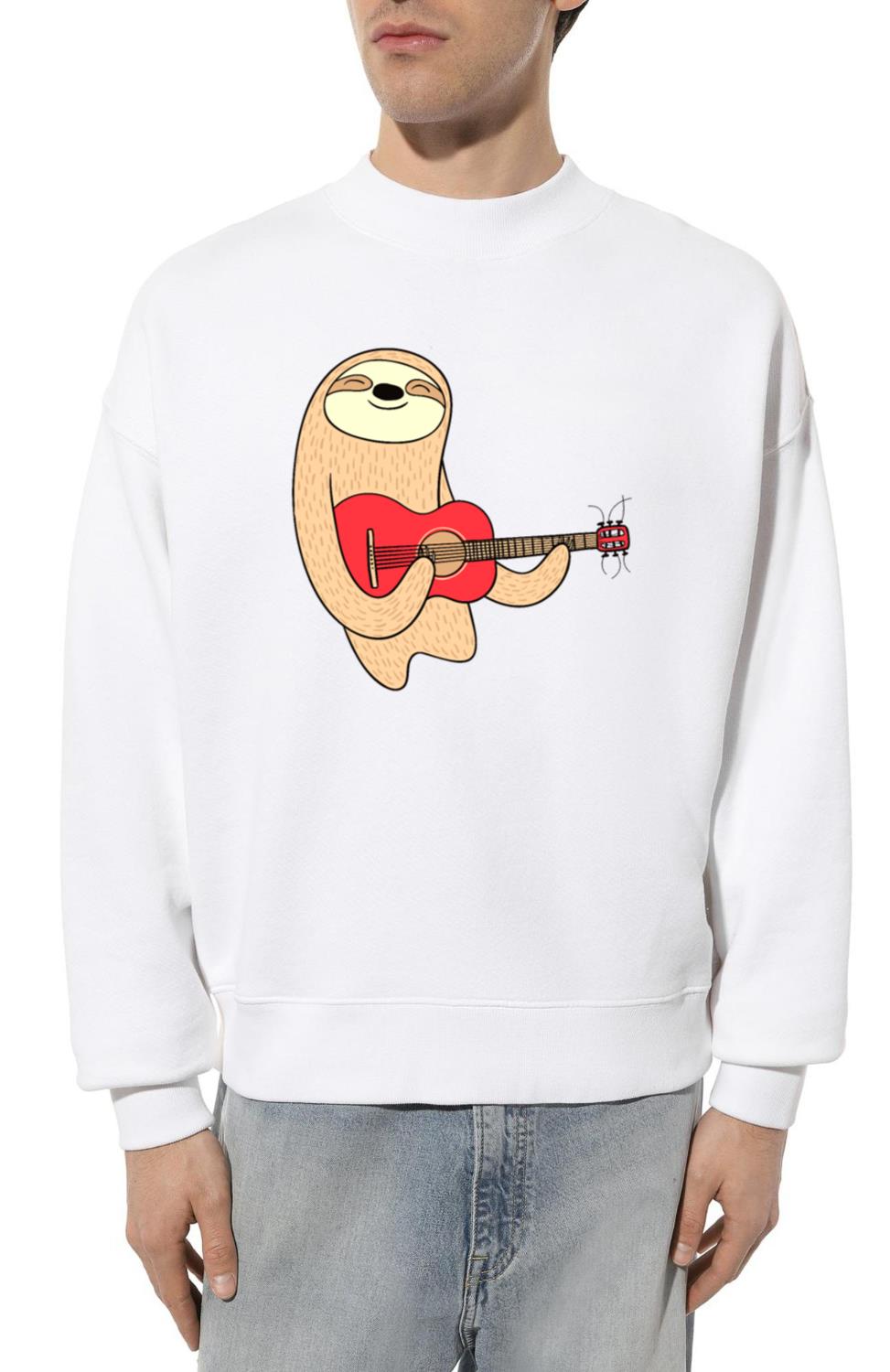 SLOTH WITH GUITAR - Unisex Sweatshirt
