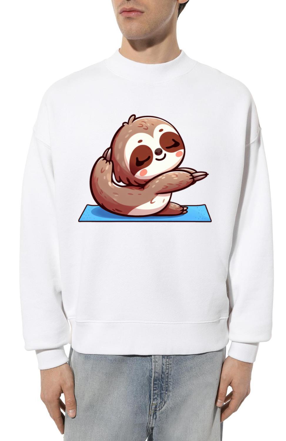 Sloth Yoga & Gymnastics Poses - Unisex Sweatshirt