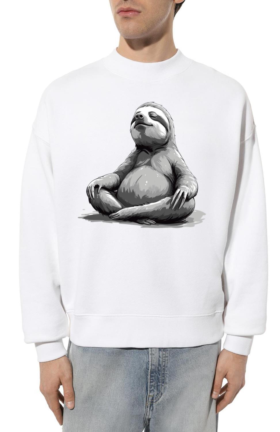 Sloth Yoga Relaxation Chill Chilling Gift - Unisex Sweatshirt
