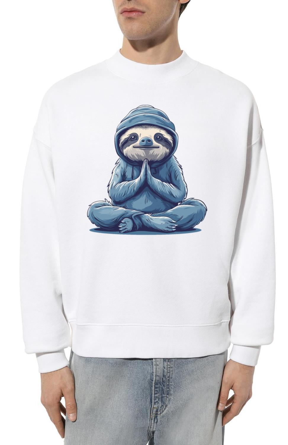Sloth Yoga Relaxation Chill Chilling Gift_2 - Unisex Sweatshirt