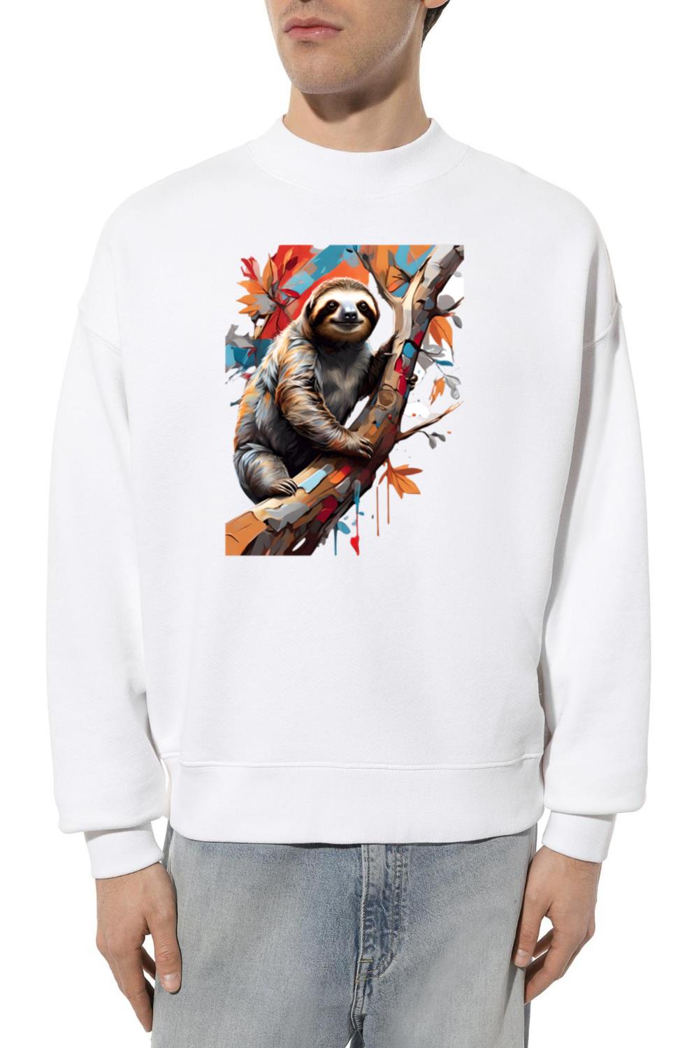 slow and take it easy sloth - Unisex Sweatshirt