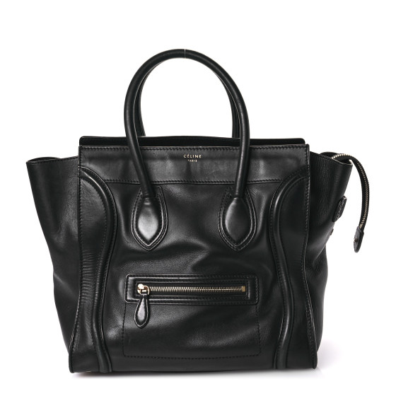 Smooth Calfskin Mini Luggage Black