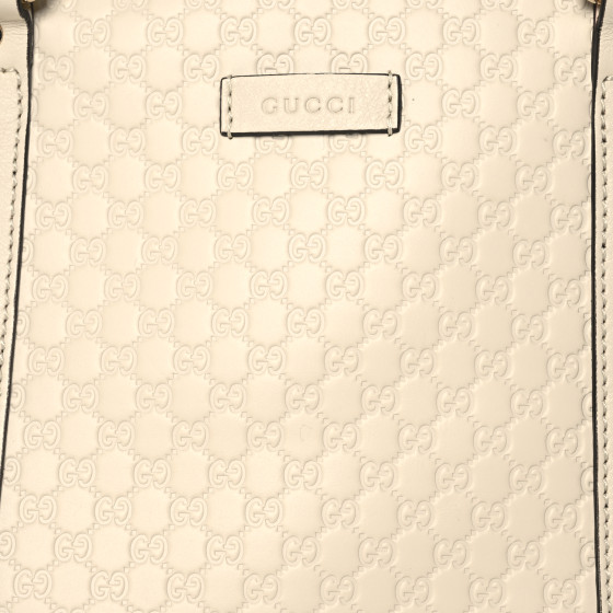 Soft Microguccissima Medium Dome Bag Ivoire - Image 8