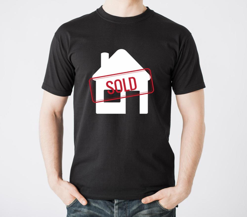 Sold New Homeowners Realtor Real Estate Agent Home - Unisex Standard T-Shirt