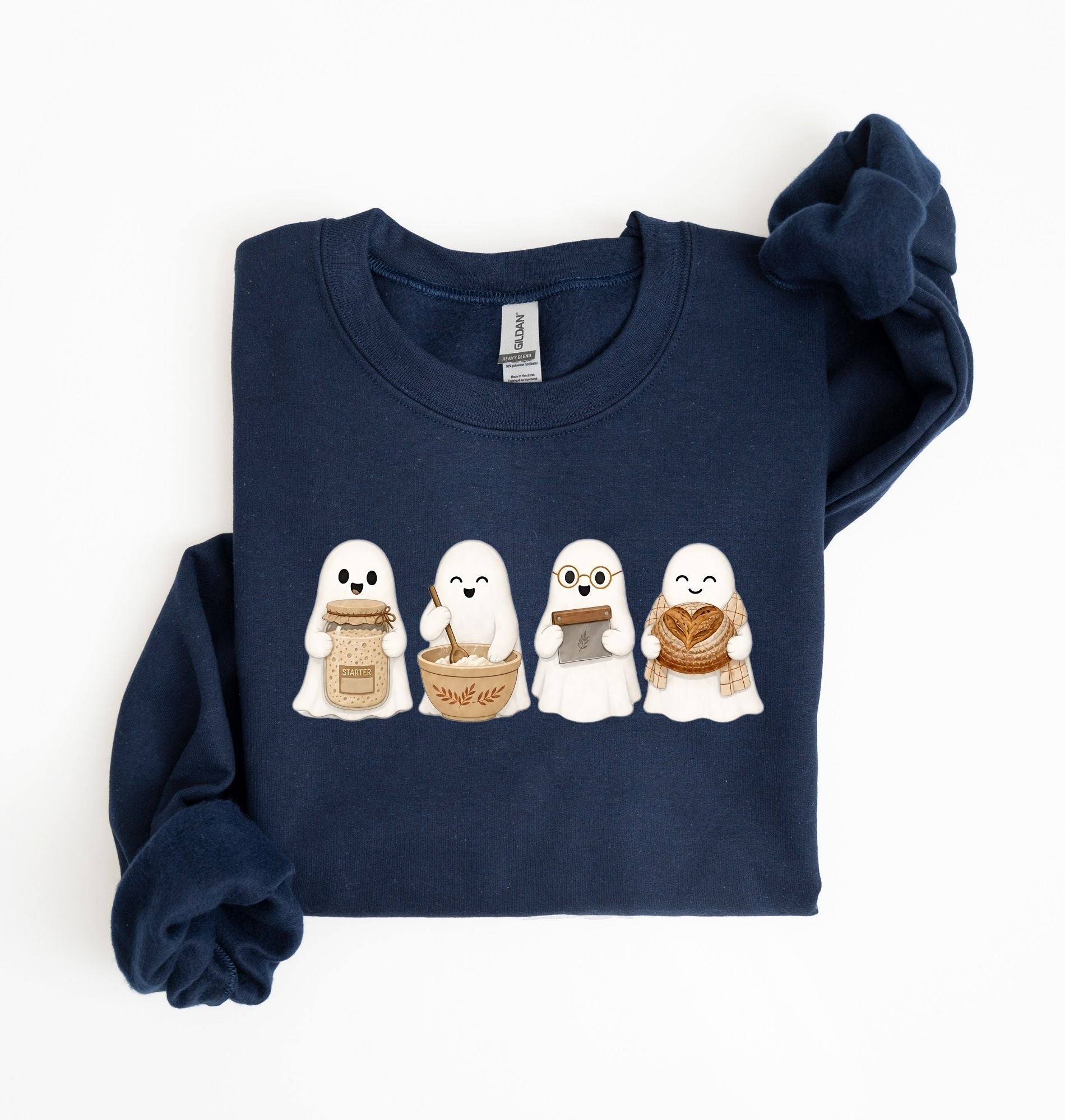Sourdough Ghost Sweatshirt | Halloween Baker Gift 1
