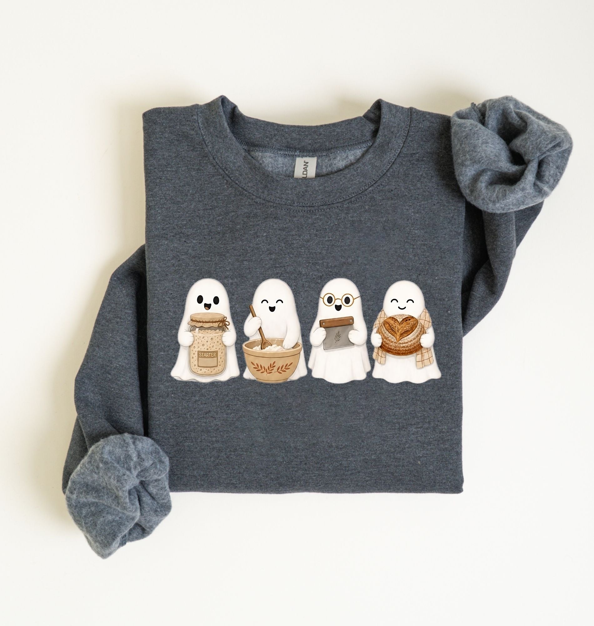 Sourdough Ghost Sweatshirt | Halloween Baker Gift 3