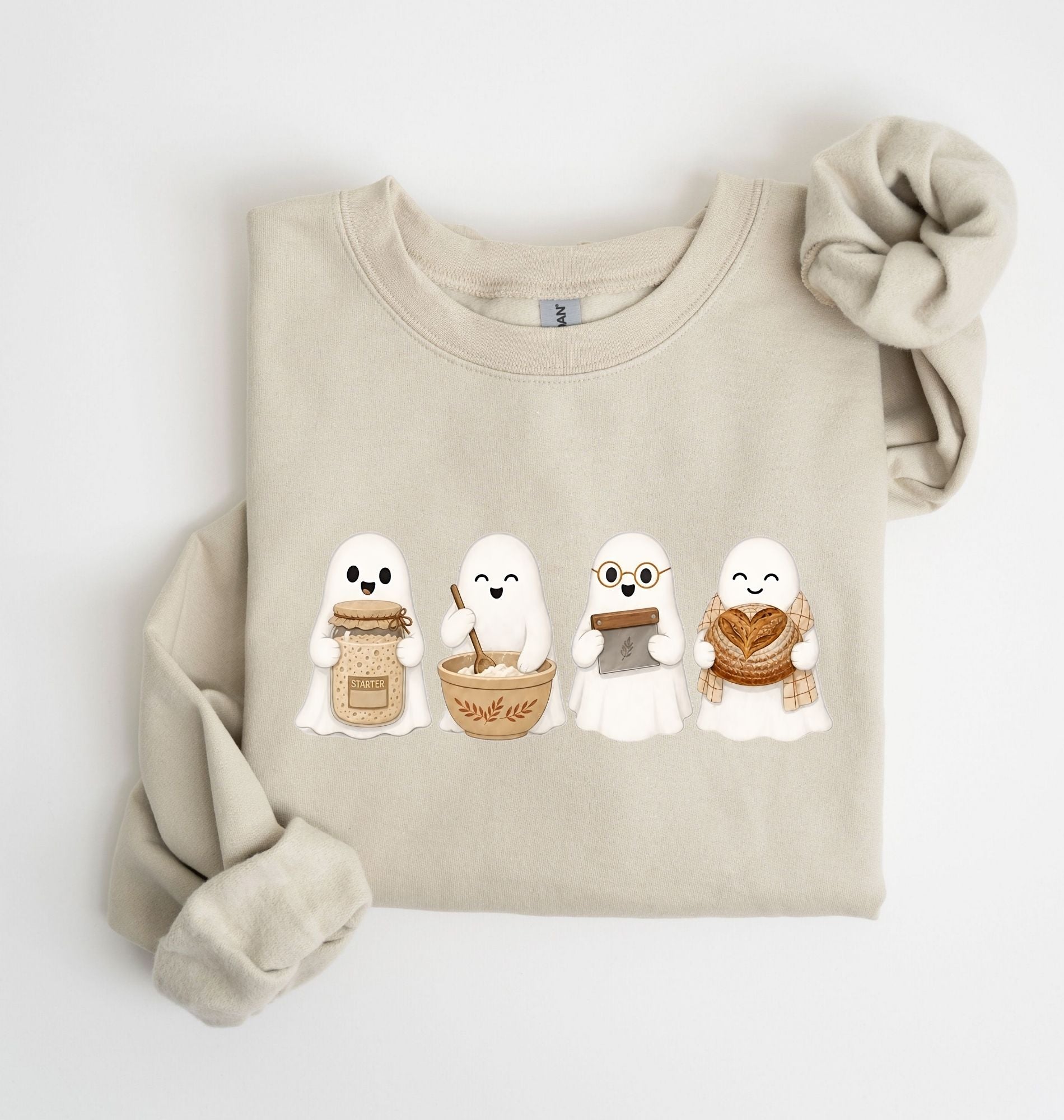 Sourdough Ghost Sweatshirt | Halloween Baker Gift 4