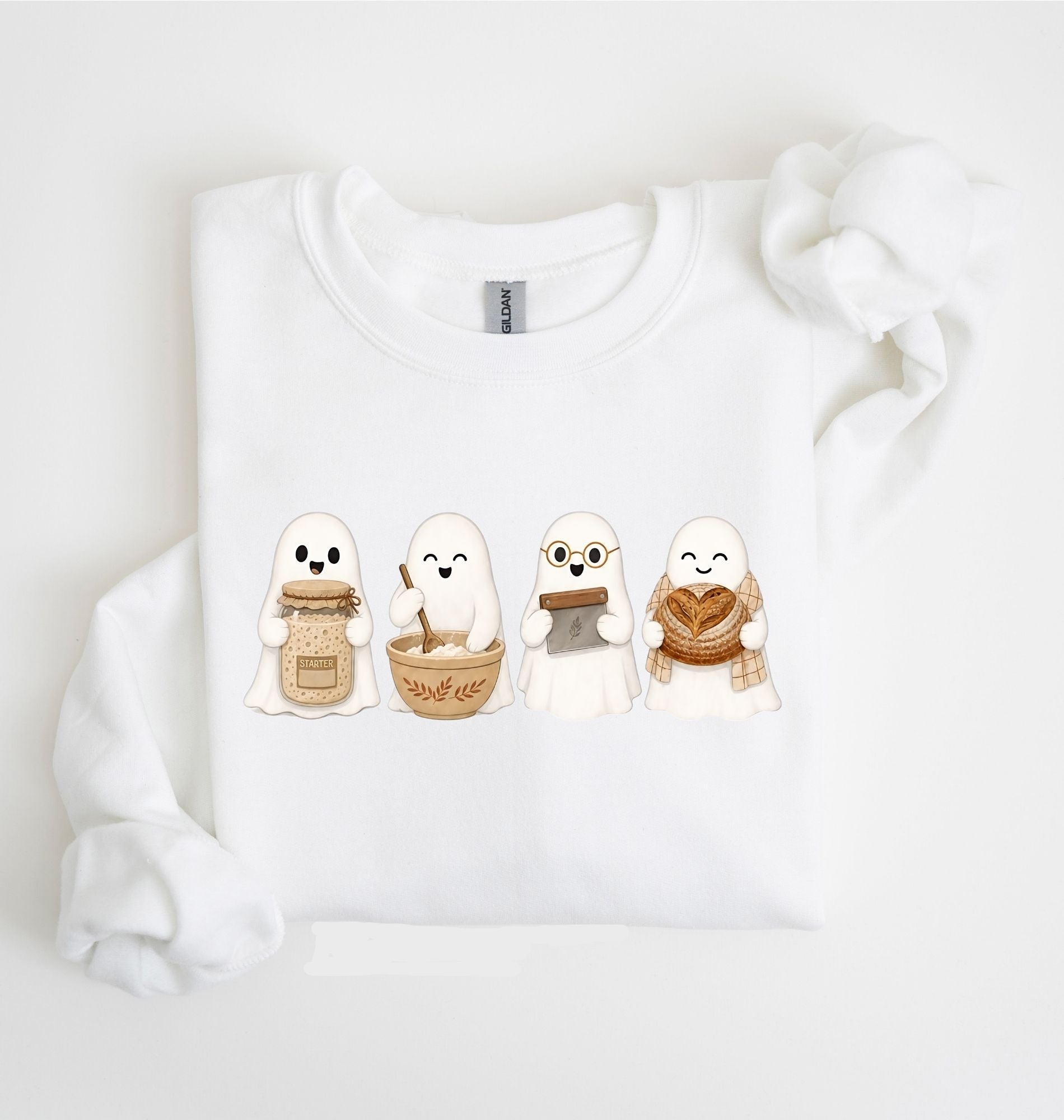 Sourdough Ghost Sweatshirt | Halloween Baker Gift 5