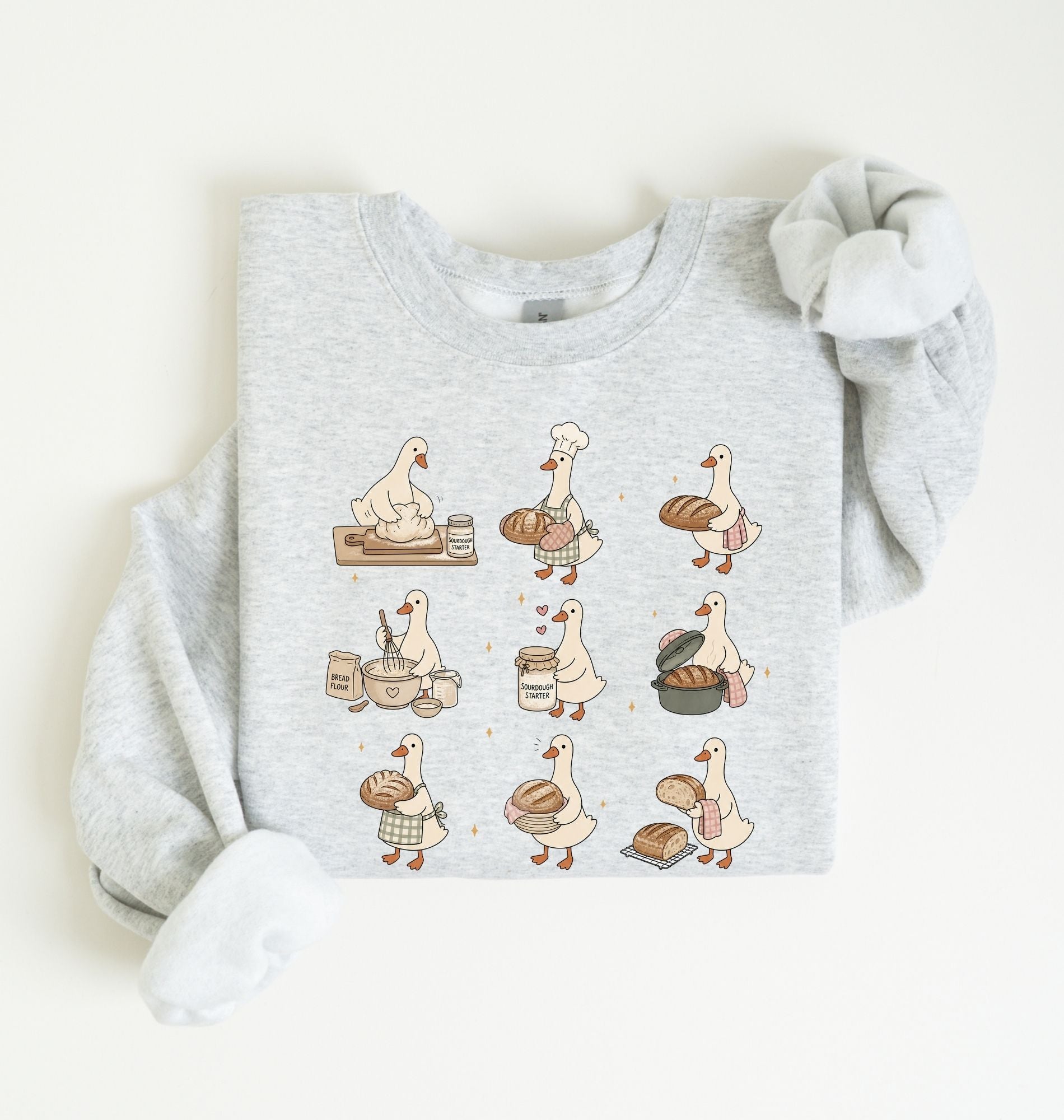 Sourdough Goose Sweatshirt | Cute Bread Baker Gift 1